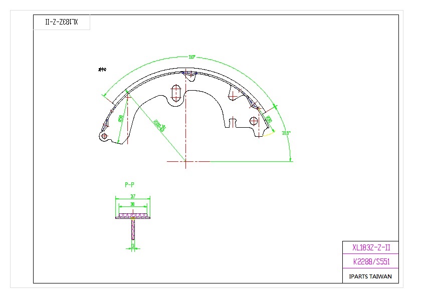 BRAKE SHOE-TOYOTA