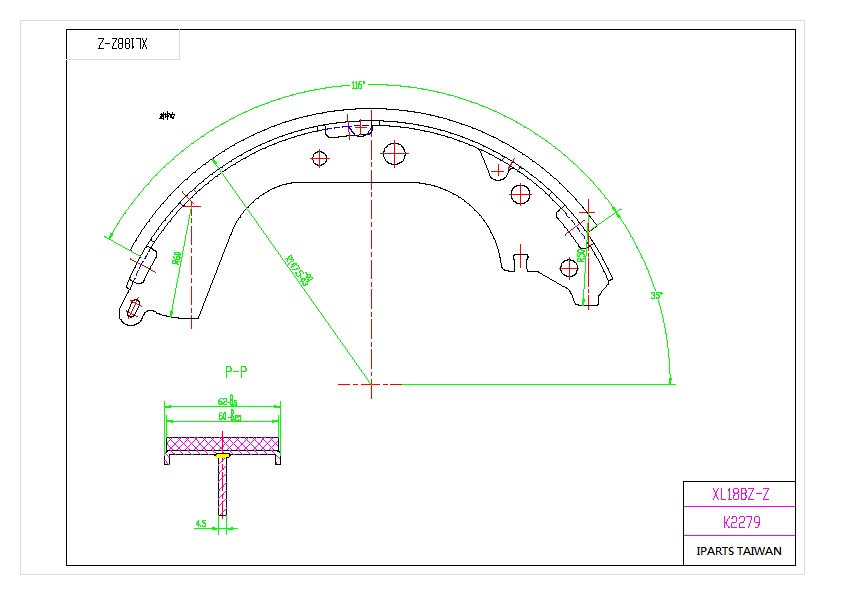 BRAKE SHOE-TOYOTA