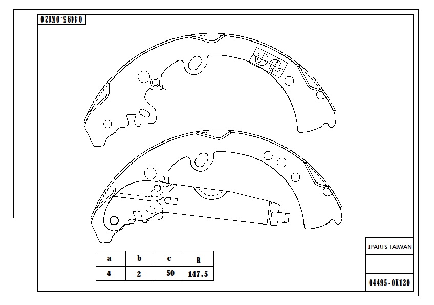 BRAKE SHOE-TOYOTA