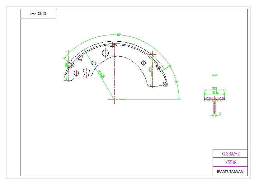 BRAKE SHOE-HONDA