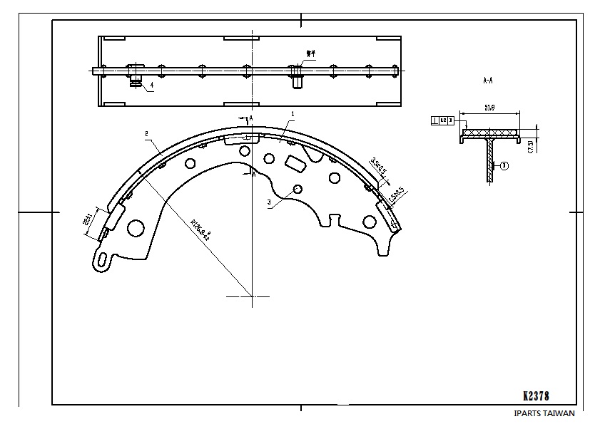 BRAKE SHOE-TOYOTA BRAKE SHOE-TOYOTA