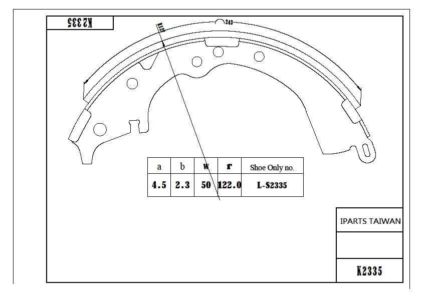 BRAKE SHOE-TOYOTA