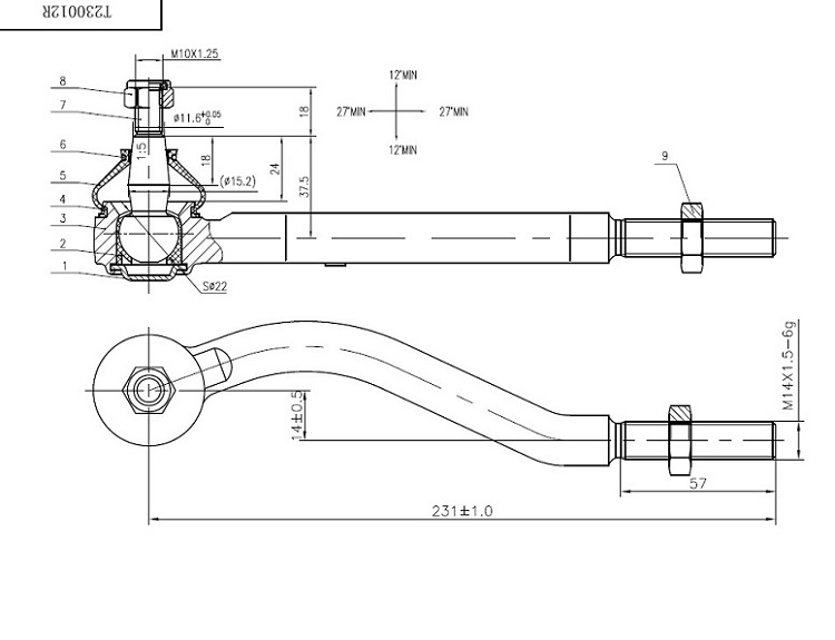 TIE ROD END RH