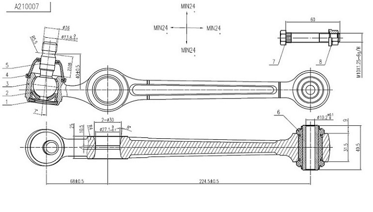 TRACK CONTROL ARM LOWER TRACK CONTROL ARM LOWER