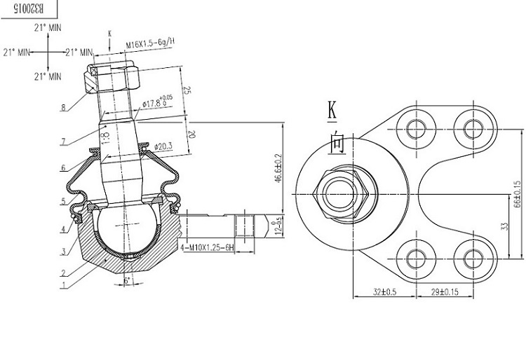 SUSPENSION BALL JOINT LOWER