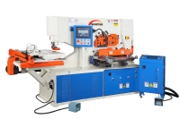 With dual CNC for punching Station and Flat Bar Shear