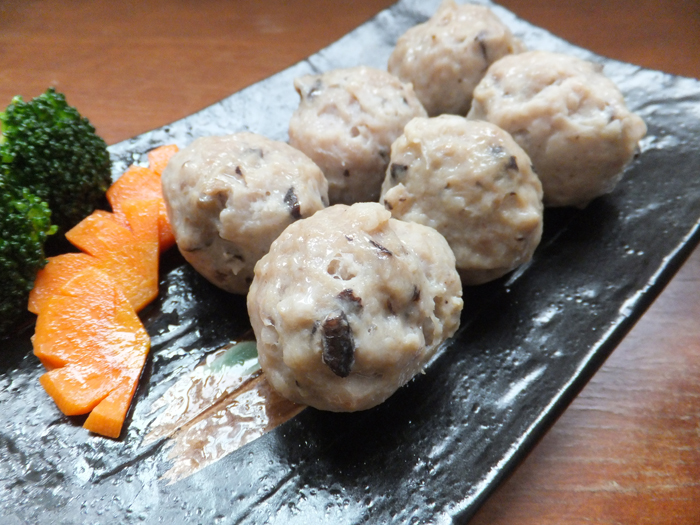 Meatball with Chinese mushroom