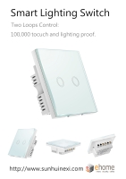 ES3 Smart Lighting Switch 2 loop