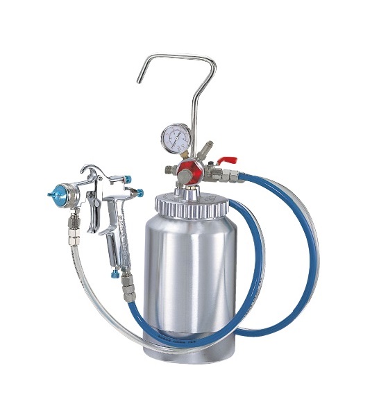 JS-K2P+K600P 2 Liter Pressure Tank with K600P Pressure Paint Gun JS-K2P+K600P 2 Liter Pressure Tank with K600P Pressure Paint Gun