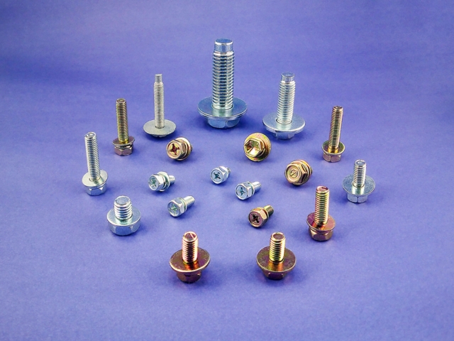HEXAGON HEAD SCREWS WITH FLAT WASHERS / SPLIT LOCK WASHERS