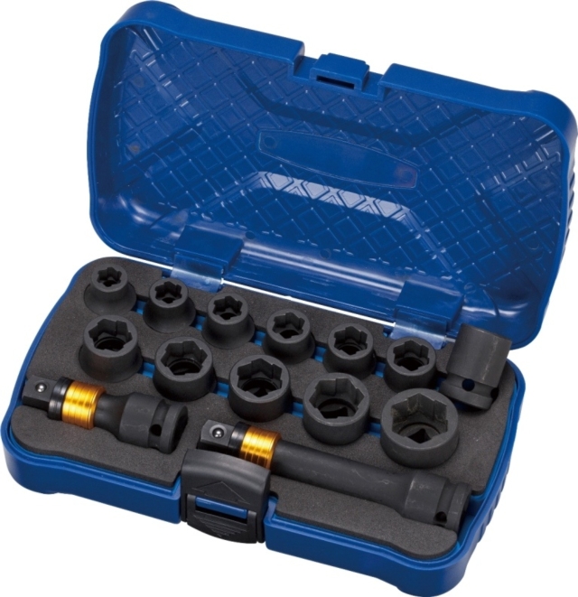 14 PCS NON-SLIP IMPACT SOCKET SET