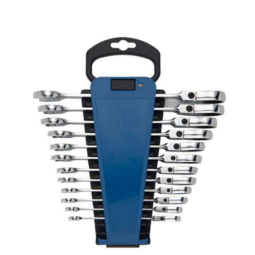 12PCS Flexible Combination Ratchet Wrench