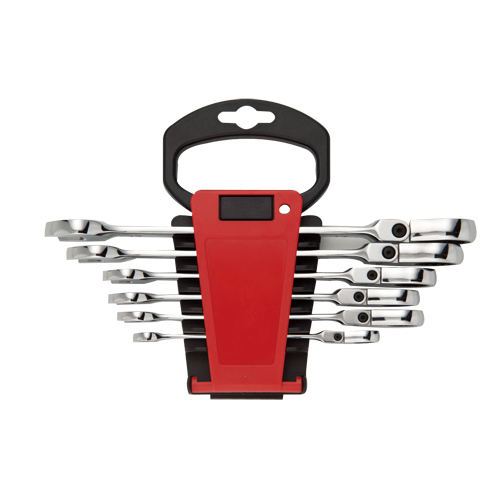 6PCS Flexible Combination Ratchet Wrench