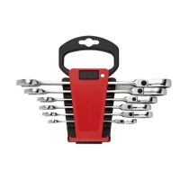 6PCS Flexible Combination Ratchet Wrench