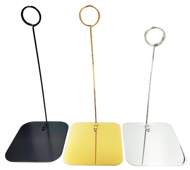 Pop Food Price Tag Display Desk Sign Clip Label Holder Cake Name Card Display Stand