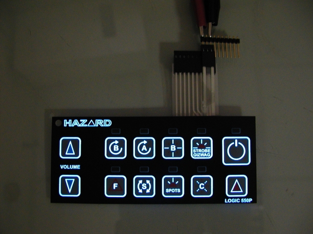 EL Panel assemble with Membrane Switch
