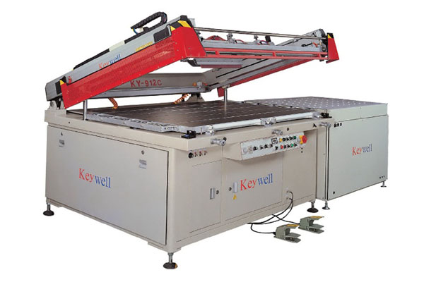3/4- Auto Clam Shell Belt Take-off Glass Screen Printing Machine