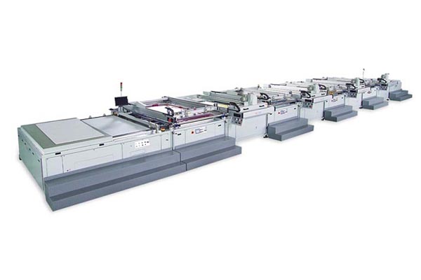 Automatic Continuous Multi-color Screen Printing Machine Automatic Continuous Multi-color Screen Printing Machine