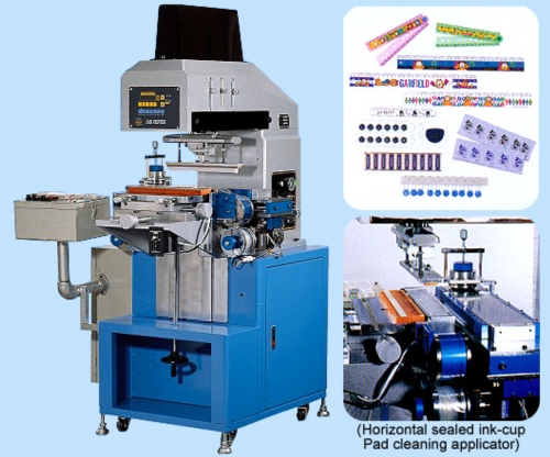 Horizontal Sealed Ink-Cup Pad Printing Machine Horizontal Sealed Ink-Cup Pad Printing Machine