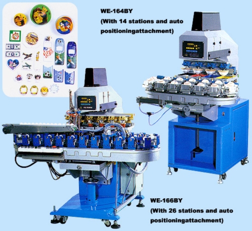 Four To Six Color Pad Printing Machine