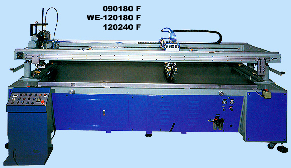 Large Flat Type Screen Printing Machine