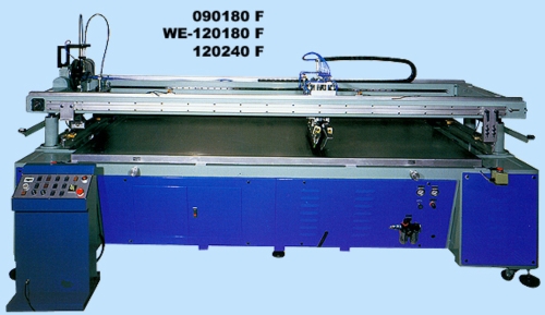 Large Flat Type Screen Printing Machine