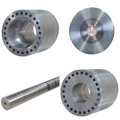 Metal round bar/ shafts drill machining