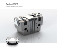 Series CGPT self-centering parallel grippers with T-guide Series CGPT self-centering parallel grippers with T-guide