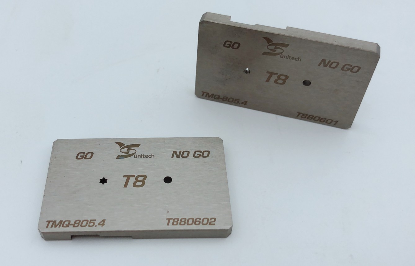 T8 Screwdriver bits gauge T8 Screwdriver bits gauge