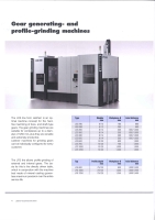Gear generating and profile-grinding machines