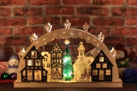 Wooden Christmas LED Decorative Light