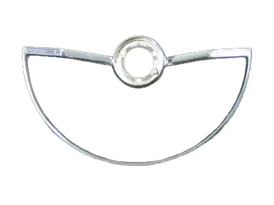 VW Semi Circle Chrome Horn Ring for Style Steering Wheels VW Semi Circle Chrome Horn Ring for Style Steering Wheels