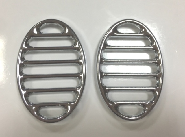 VW OVAL HORN GRILLS T1 53-'67(STD '53-'72)