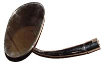VW Side View Mirror,Chrome,Pear Shape, Left side, fits for VW Beetle 1946-1967.