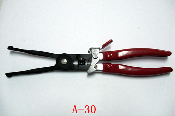 Exhaust pipe hose clamp pliers