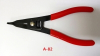 Angle tip lock ring pliers