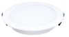 Concealed round panel light