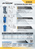 XRL500-XRB40-XHL500 Extended milling heads