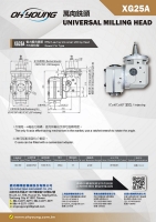 XG25A 万向铣头