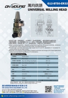 G12-BT50-ER32 侧铣头