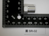 SR-02 9/16 18UNF-9.5 Ø Weld Male