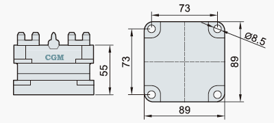 Pneumatic Chuck for EDM & milling machine