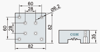 Aluminum Electrode Holder