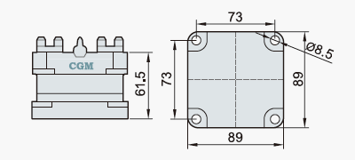 Pneumatic Chuck for EDM & milling machine