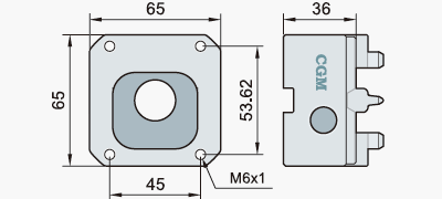 Manual Chuck for milling machine