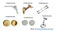 HANDRAIL BRACKETS, CLOSET POLE SOCKETS, TABLE LEG BRACES, SUPPORTS HANDRAIL BRACKETS, CLOSET POLE SOCKETS, TABLE LEG BRACES, SUPPORTS