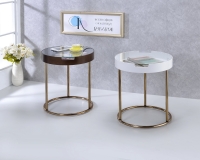 Round Metal Tube Console Table