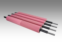 Solvent-resistant and highly oil-resistant rubber rollers for printing machines Solvent-resistant and highly oil-resistant rubber rollers for printing machines