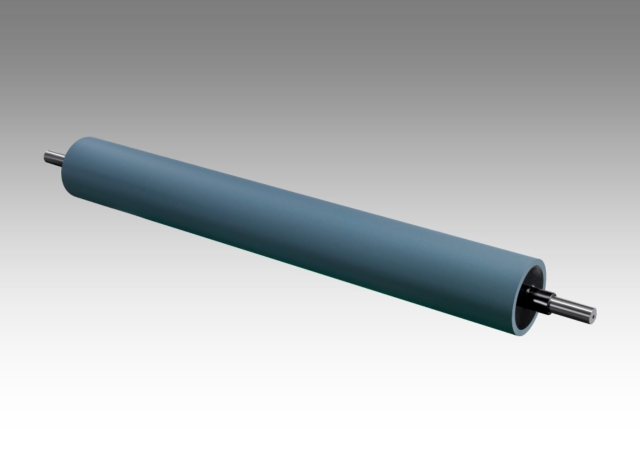 Alkaline/acid resistant and highly elastic rubber rollers
