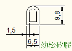 Irregularly-Shaped Silicone Rubber Strips & Linings